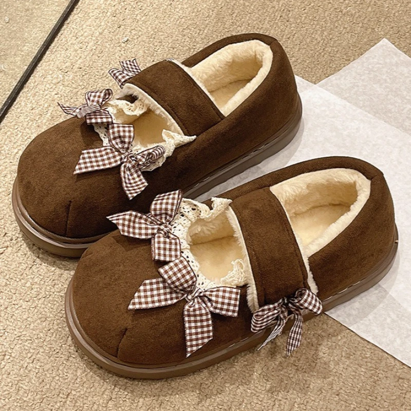 bonito-arco-decoracao-falso-camurca-apartamentos-para-mulheres-inverno-quente-de-pelucia-sapatos-de-algodao-macio-sola-macia-antiderrapante-sapatos-femininos-confortaveis