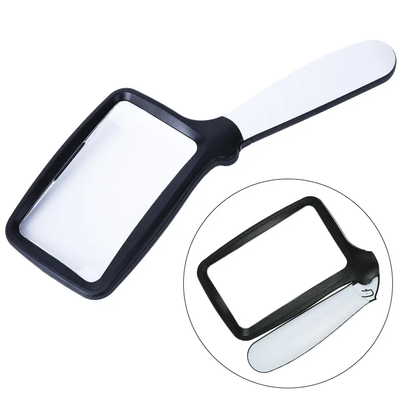 

90Pcs 5Led Magnifier Glass Light Handheld Foldable 3X Magnifying Lights Seniors Elderly Reading Repair Newspaper Optical Lens