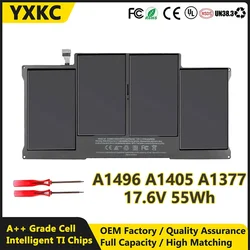 YXKC Laptop Battery 7.6V 55Wh A1496 A1405 A1377 for Apple MacBook Air 13 inch A1466 Mid 2012,Mid 2013Early 2014, Early 2015,2017