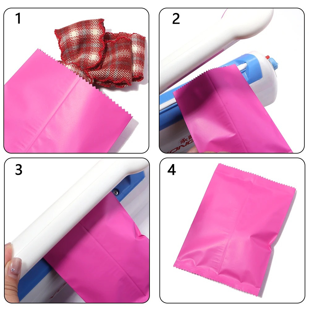 100 Stück/Lot Aluminiumfolienbeutel Rosa Grün Dicke Undurchsichtige Blindbags Süßigkeiten Backwaren Snack-Verpackungsbeutel für DIY Party Geschenkverpackung – Detail 8