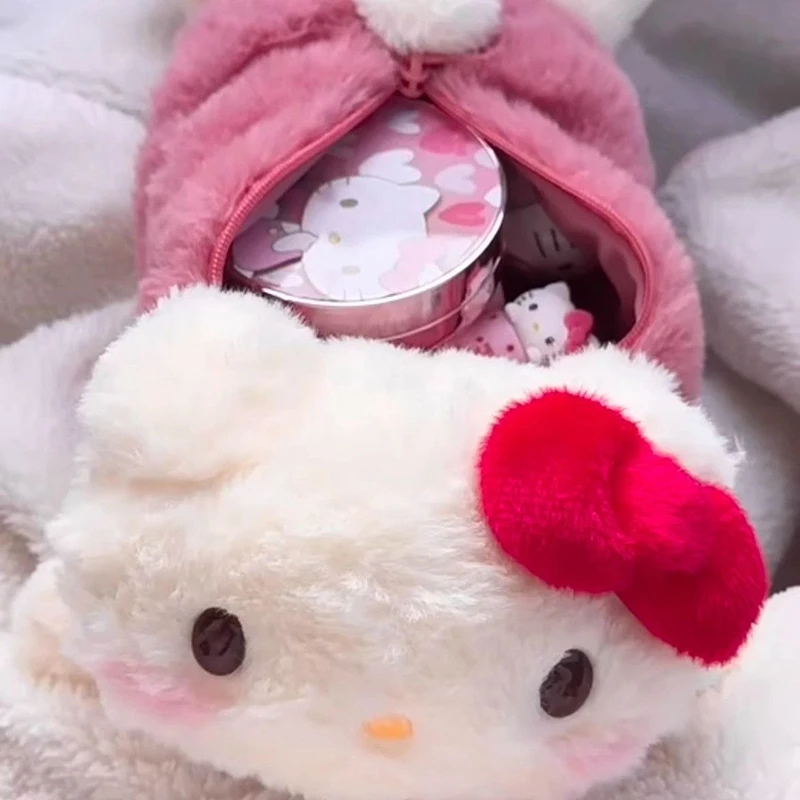 Sanrio Anime Hello Kitty Etui School Stationair Grote Capaciteit Pen Tas Opbergtas Meisjes Cosmetica Opbergtas