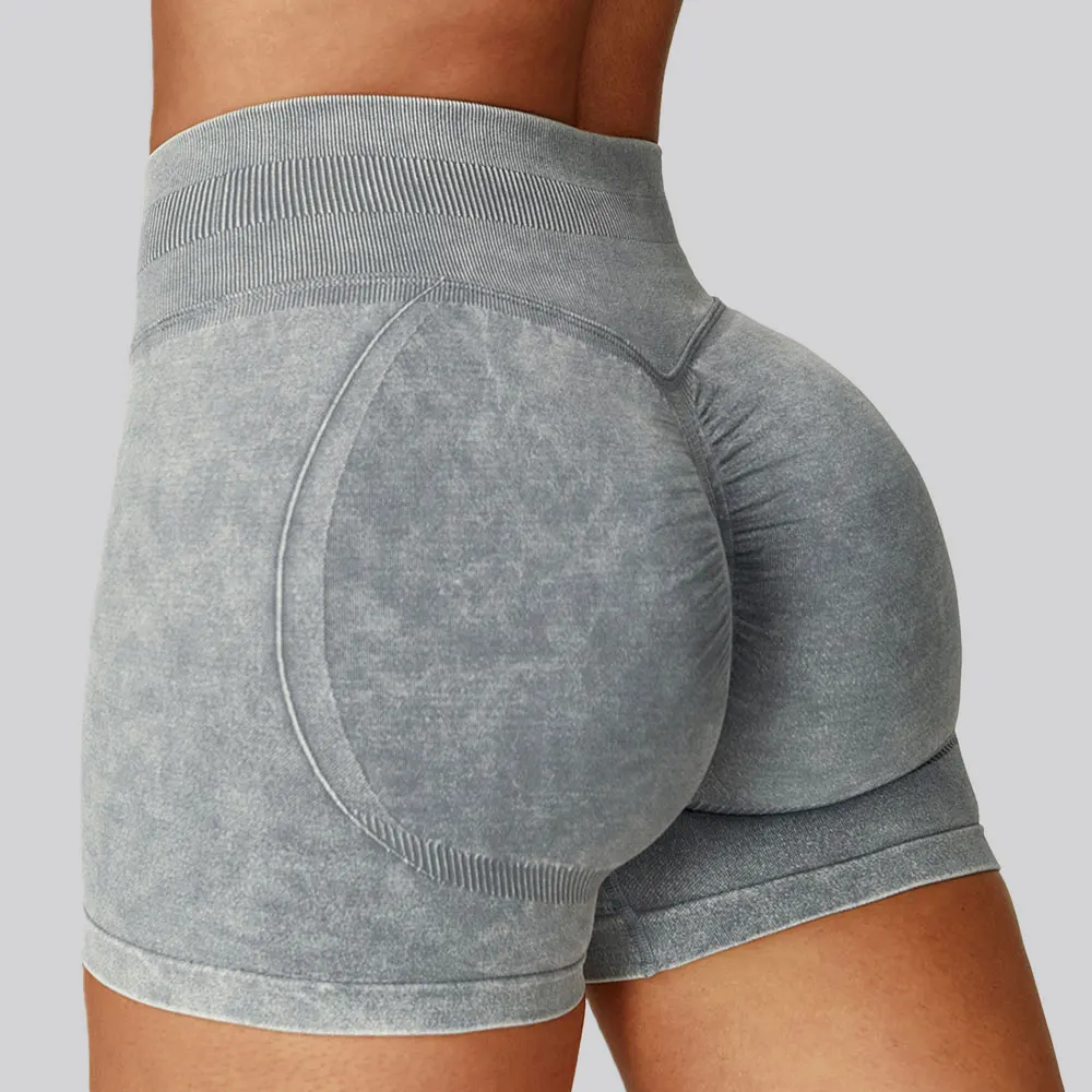 

Women Seamless High Waist Workout Shorts Women's Breathable Fitness Push Up Tights Gym Training Running Cycling Yoga Short Pants