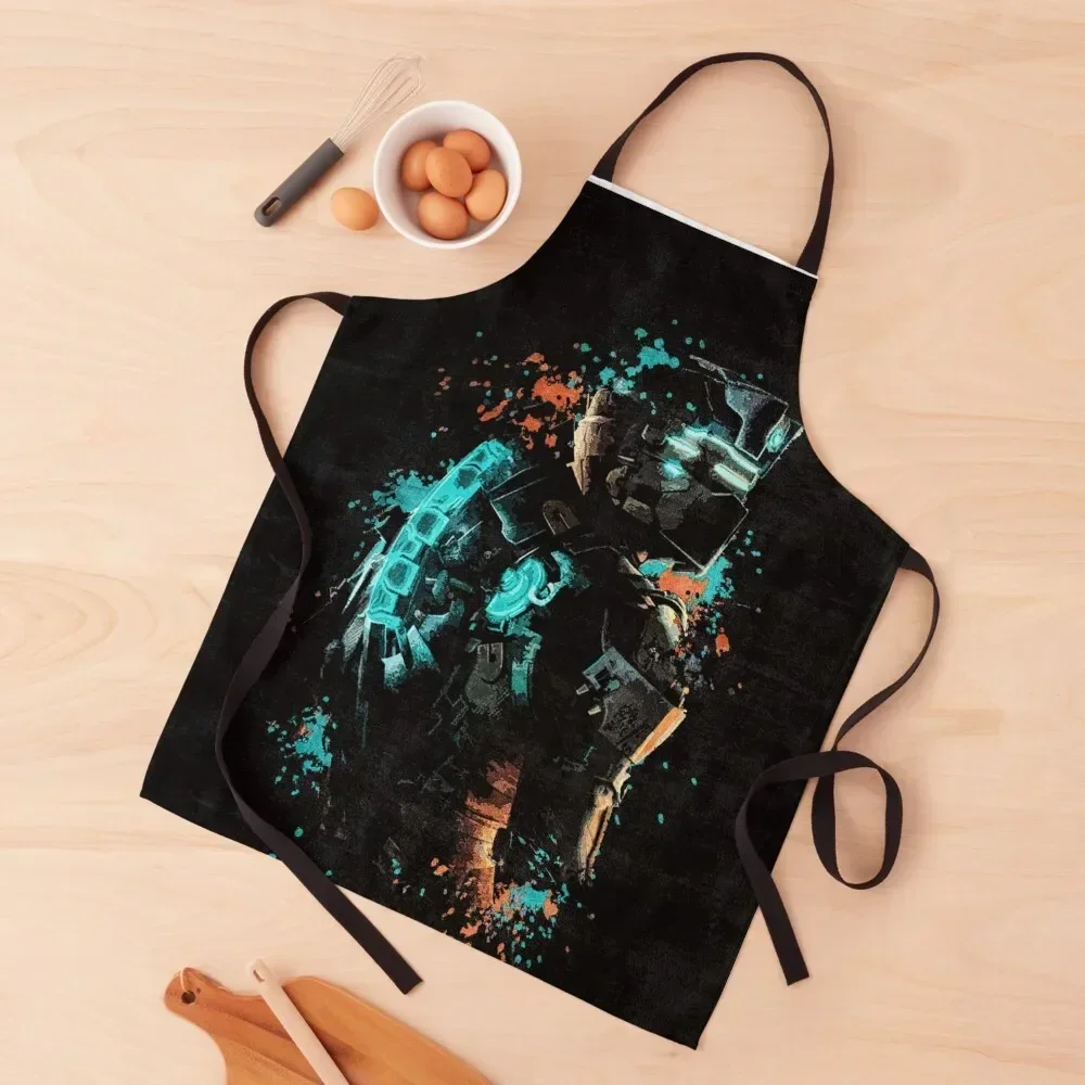 Dead Space Dark Splatter Apron esthetician Kitchen Supplies Idea Goods Apron