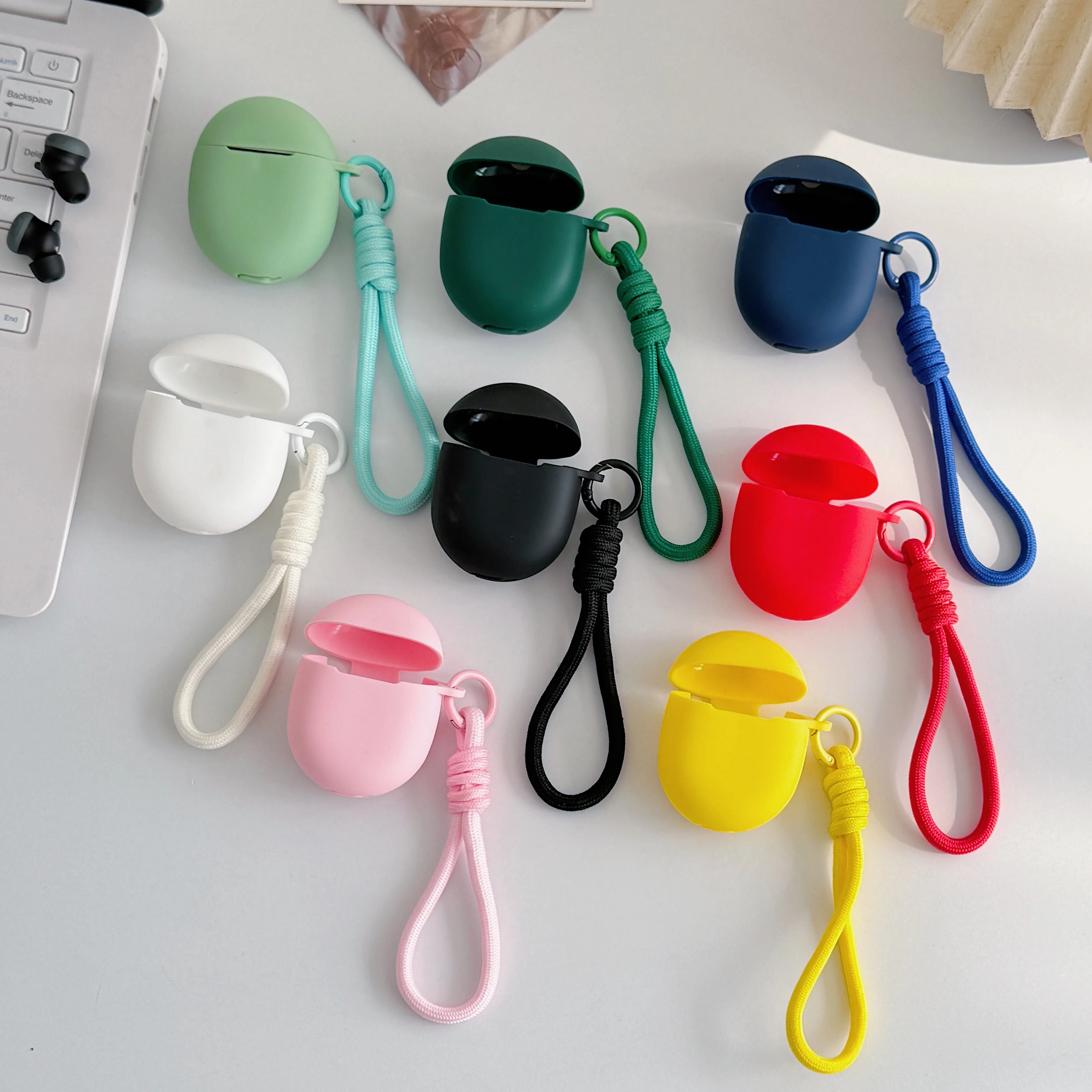 

For Google Pixel Buds Pro2 Earphone Protective Case Wireless Bluetooth Headset Case Cover For Google Pixel Buds 2a With Hook