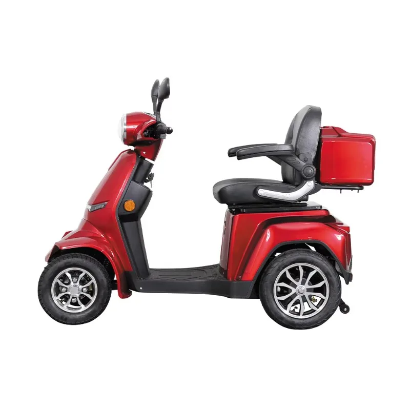 4 Wheel Multiple Seats Mobility Electric Adult Scooter with Chairs Secure Electric Vehicle