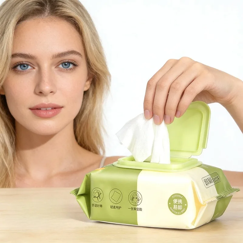 3-in-1 Makeup Remover Wipes-30pcs Gentle Cleansing&Moisturizing Wipes,Travel-Friendly Resealable Facial Wipes for Daily Skincare