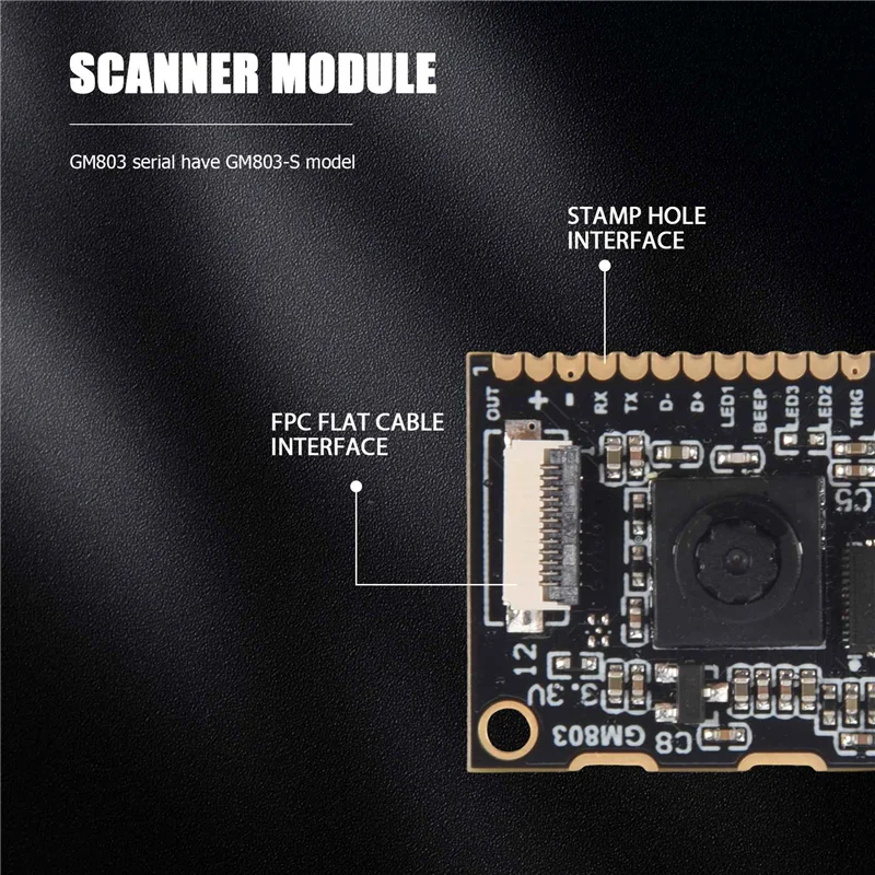 

New!Lens DC3.3V USB/TTL232 Interface Barcode Scanner Module 1D/2D QR Bar Code Reader PDF417 For Arduino