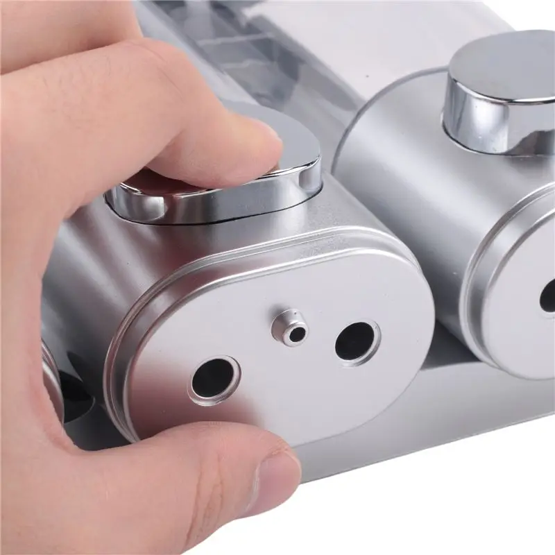 2X 3-In-1 Room Wall Mounted Bathroom Shower Pump Dispenser And Organizer - Can Be Used For Shampoo,Conditioner,B-AT36
