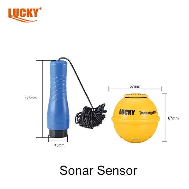 Lucky Fishfinder FF718LICD-LAIce 2,8 inch lithium-ionbatterij Gekleurd dot-matrixdisplay LA Draadloze sensor IJsvissensor