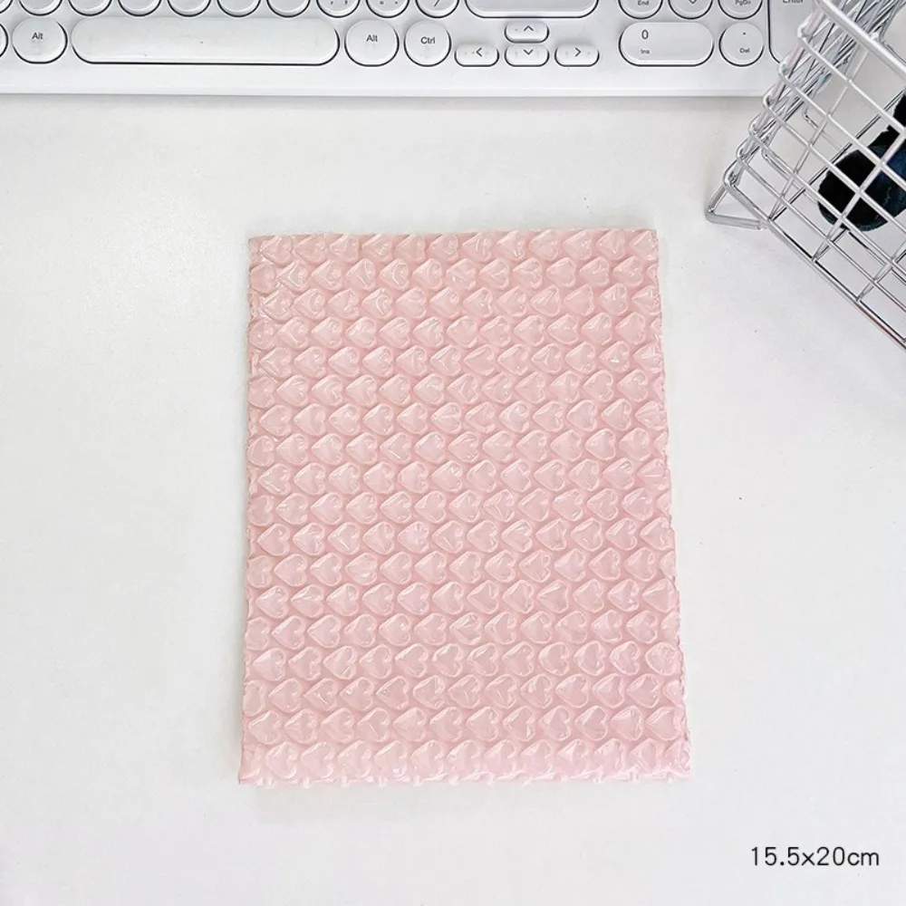 10–30 Stück rosa Herz-Luftpolstertaschen, stoßfeste, gepolsterte Schaumstoff-Umschlagtaschen, Express-Versand, schützende Luftpolsterverpackungsbeutel – Detail 6