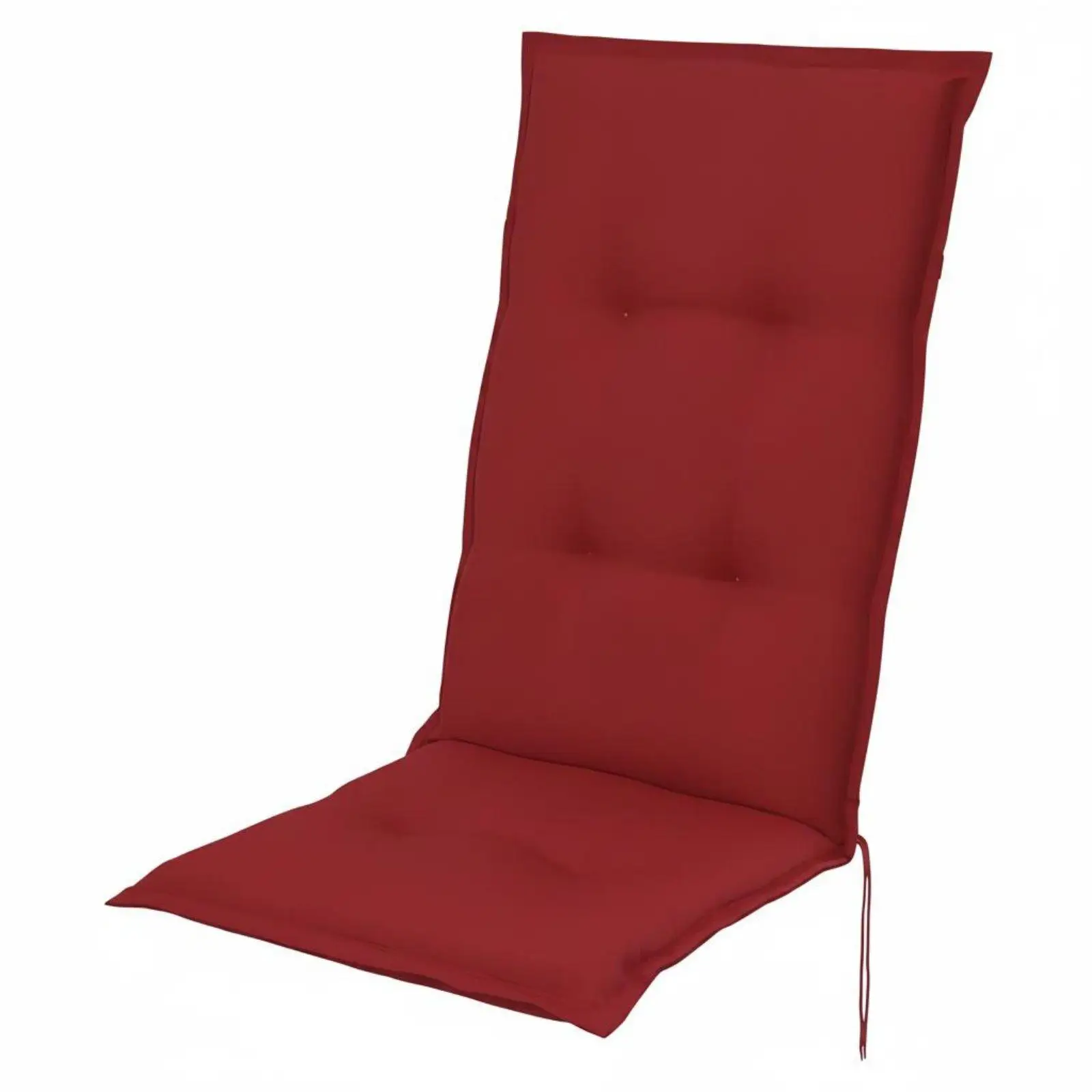 Outdoor Garden Chair Cushion Waterproof Pad with Ties for Patio Balcony Seating Comfortable Back Support