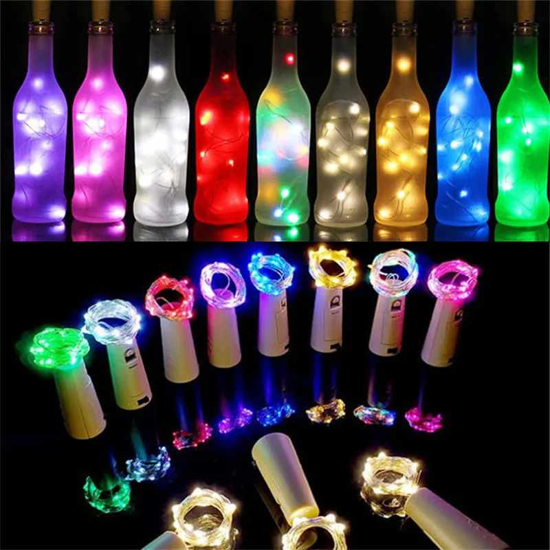 

Festoon LED Copper Wire String Lights Include Battery Christmas Garland Lamp for Wedding Party Bedroom Home Garden Decoration