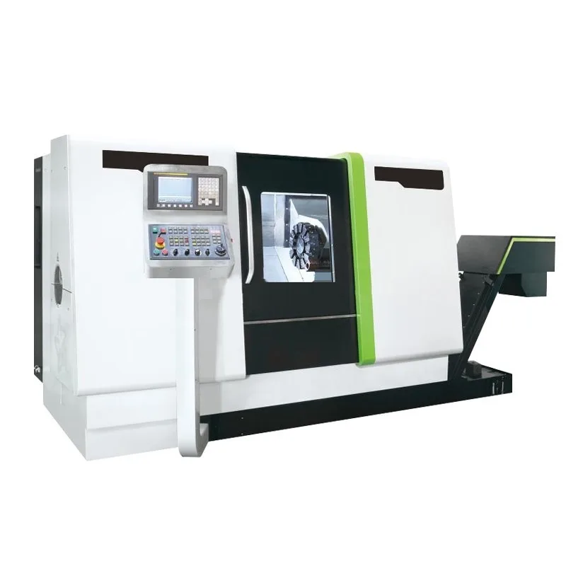 Numerical control lathe, turret turning and milling compound TCK60 inclined body cnc high precision 50 machining center machine