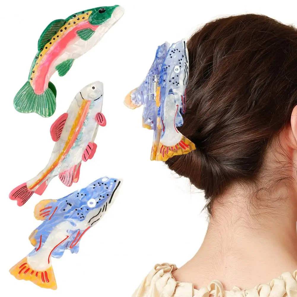 

Shark Shape Hair Claw Women Back Head Shower Hair Clip Non-Slip Hair Accessories