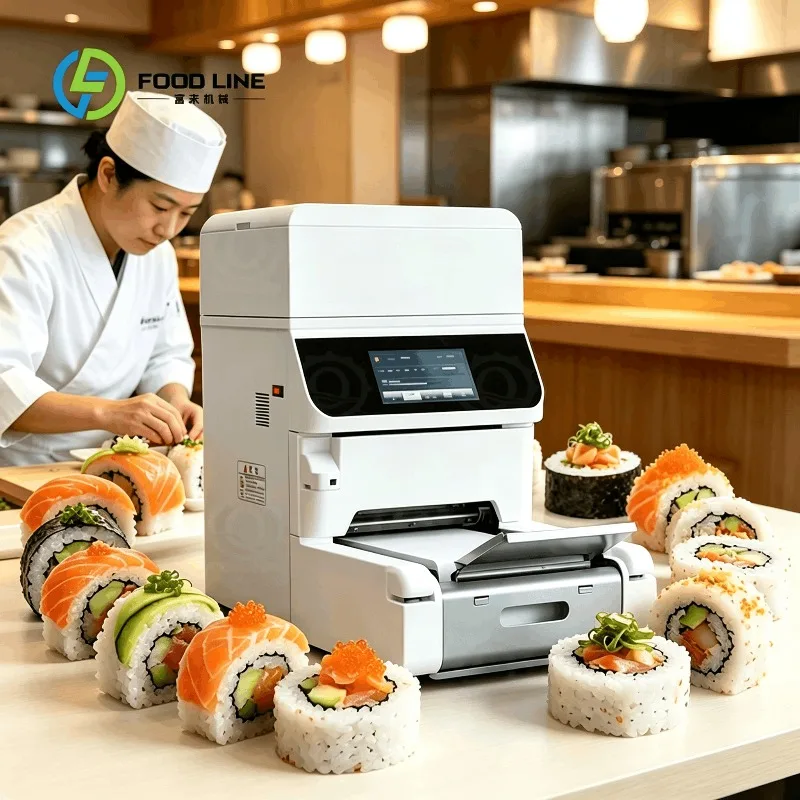 Customized automatic sushi rice spreading machine rice sheet maker for sushi takeaway store food enterprise large capacity