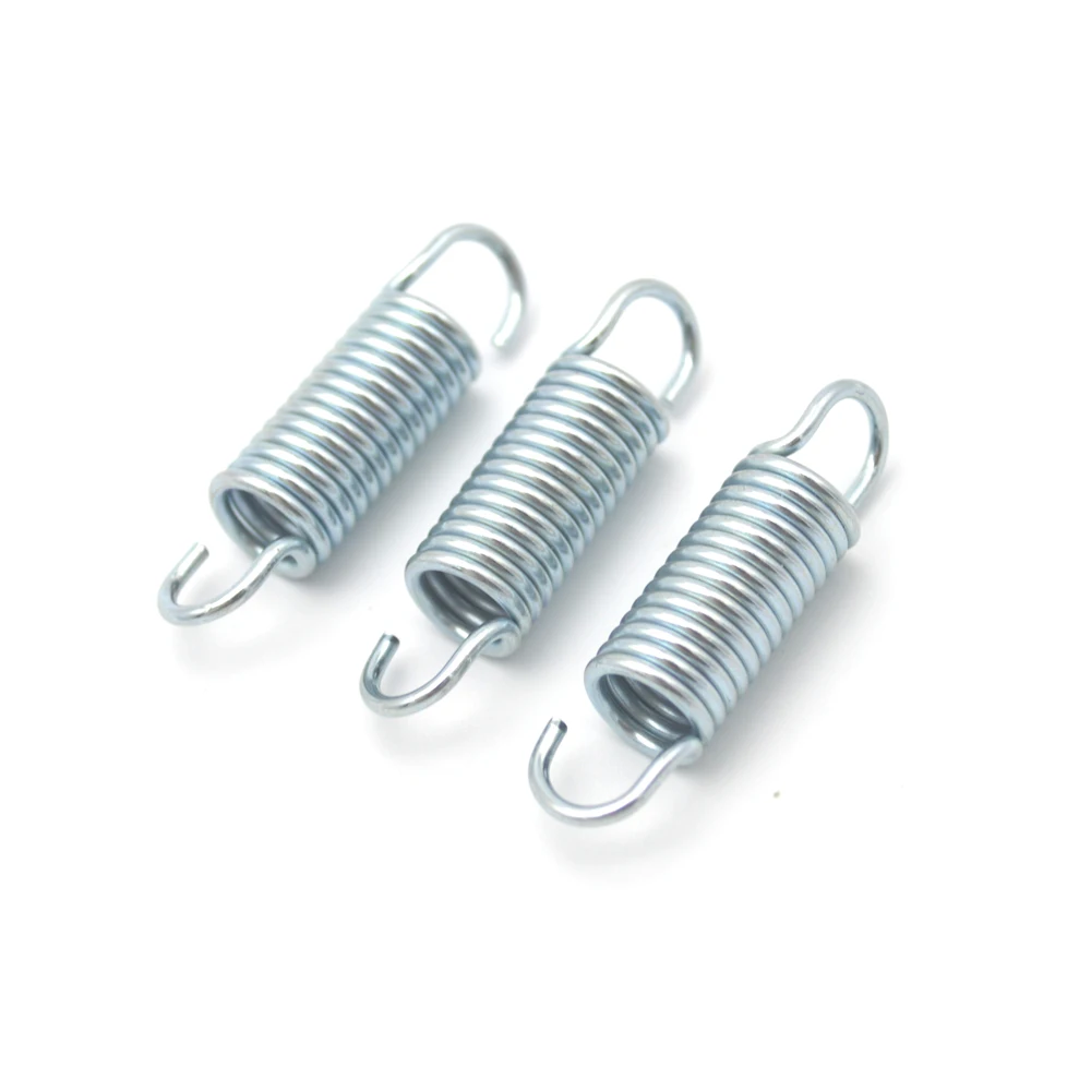 4pcs Customized Lawn Mower Stretch Spring Galvanized Spring Steel Wire 1.4mm Od 9.5mm Length 39mm Stretch Spring
