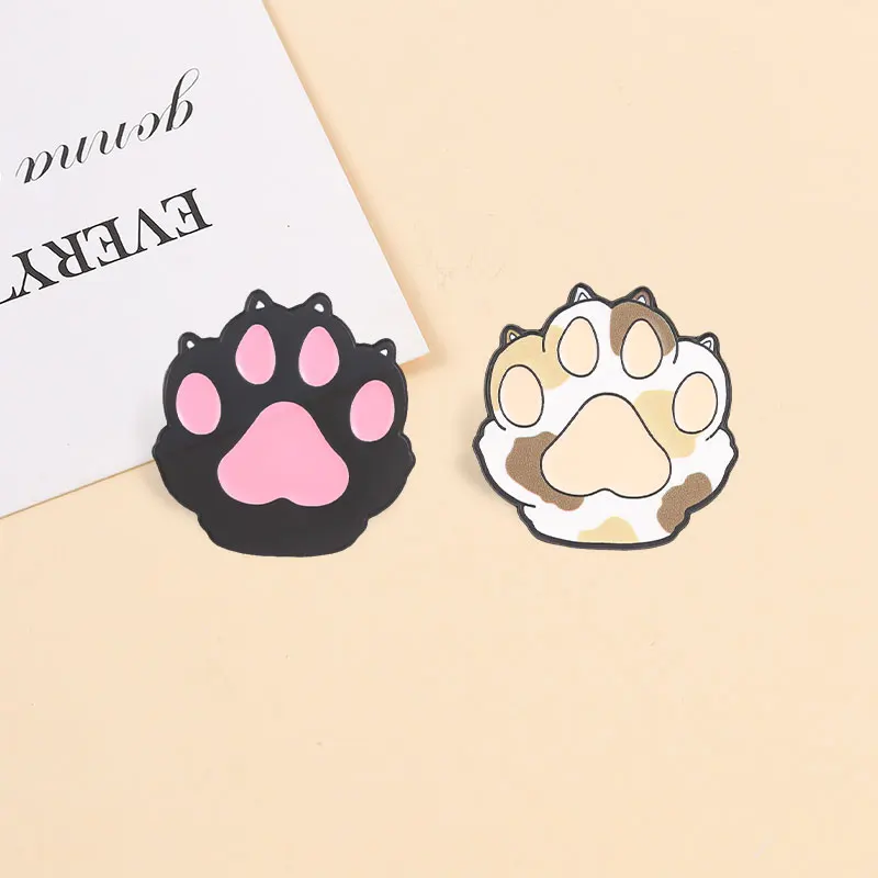 2pcs/set Cartoon Animal Series Enamel Pins Crocodile Calico Cat Shark Reading Goose Seagull Brooches Lapel Badge Jewelry Gifts - view 6