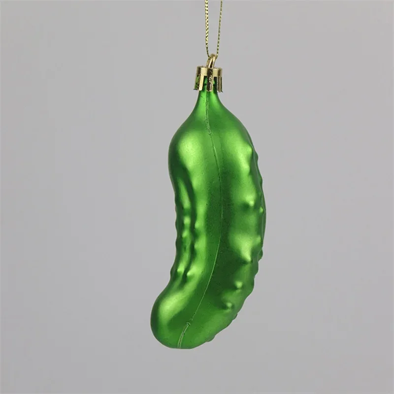 Christmas Tree Pickles Hanging Ornaments Cute Simulation Cucumber Decorations for Home Party Yard