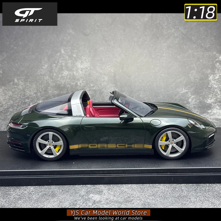 GT Spirit 1:18 ใหม่ 911 (992) Targa 4 รถรุ่น STATIC เครื่องประดับวันหยุดของขวัญคอลเลกชัน