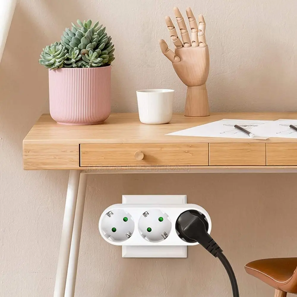 

Универсальный адаптер-конвертер для розеток 16 А, 250 В переменного тока, 1-в-2 или 1-в-3, 10 А/16 А