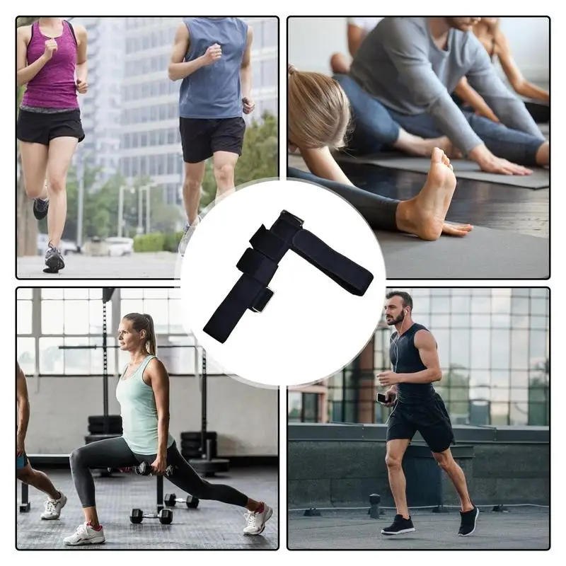 Dumbbell Foot Attachment Nylon Foot Weight Strap For Exercise 1pc Adjustable Leg Exercise Strap Home Gym Accessories For Hip