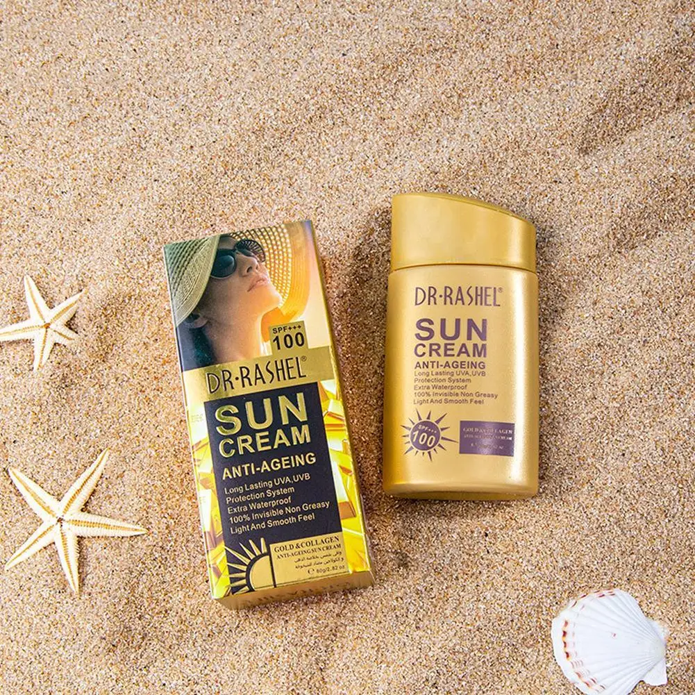 Sun Cream Anti-Ageing SPF 100+++ Facial Sunscreen Cream Olar Blocker Moisturizing Refreshing Not Greasy Protector