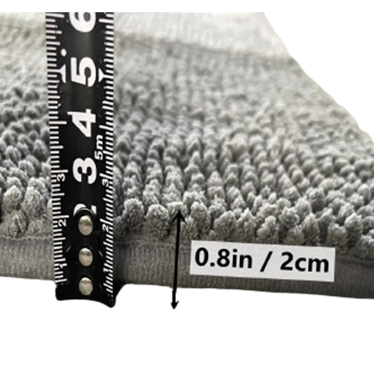 Solid color pet door mat super absorbent extra dense chenille soft bathroom non-slip floor mats dirt-resistant entrance mat