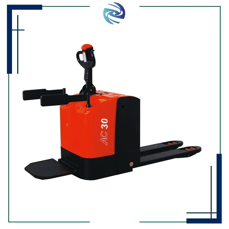 Factory Directly Supply Electric Power Stand-on Type Electric Pallet Truck With Good Price
