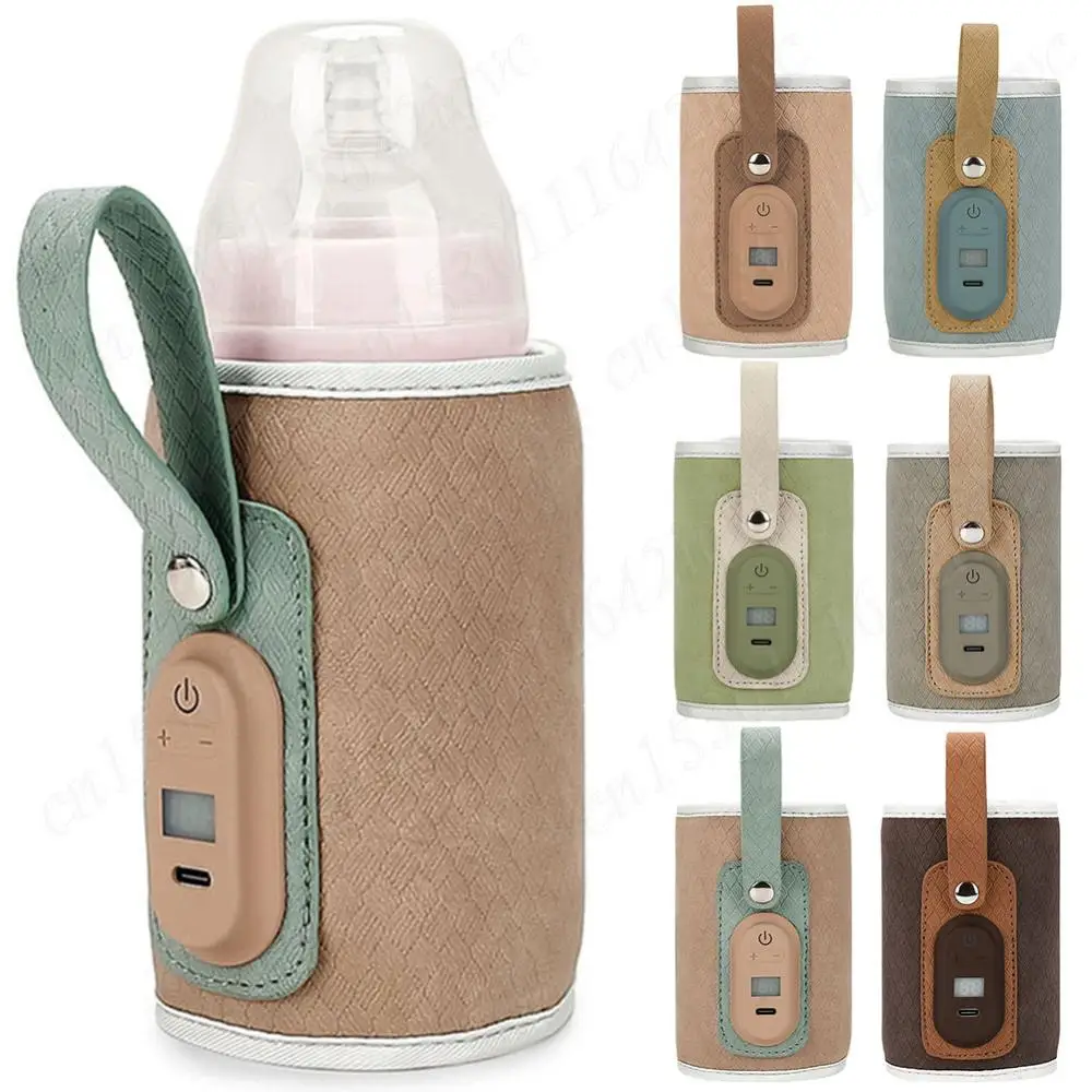 

Baby Milk Water Warmer Nursing Bottle Heater Baby Milk Warmer USB Milk Bottle Thermal Bag Digital Display Baby Bottle Cup Warmer