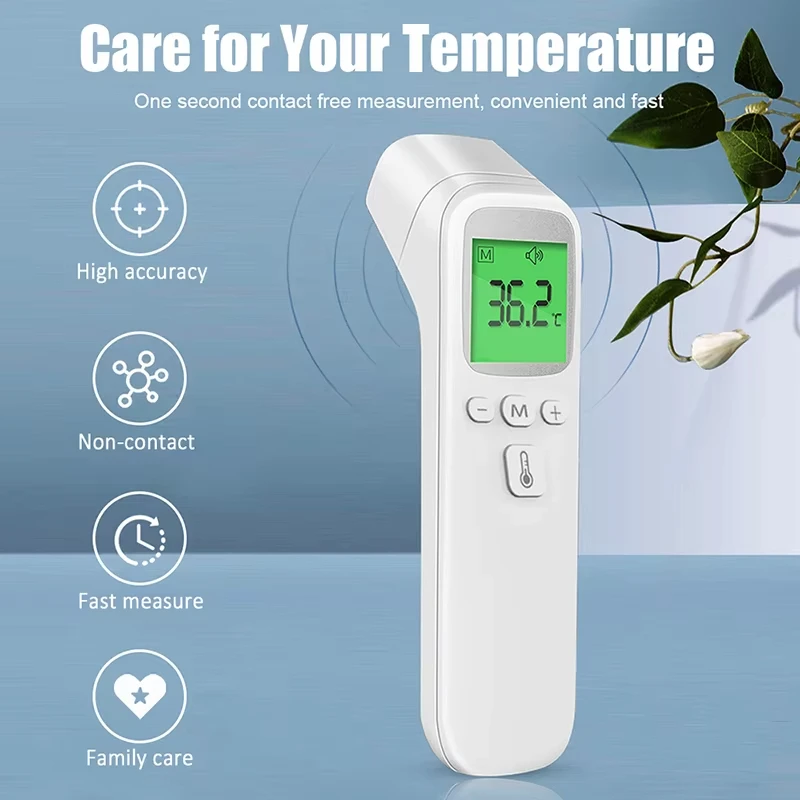 AJC Infrared Thermometer Digital LCD Body Measurement Kids Adult Fever IR Children Non-Contact Termometro