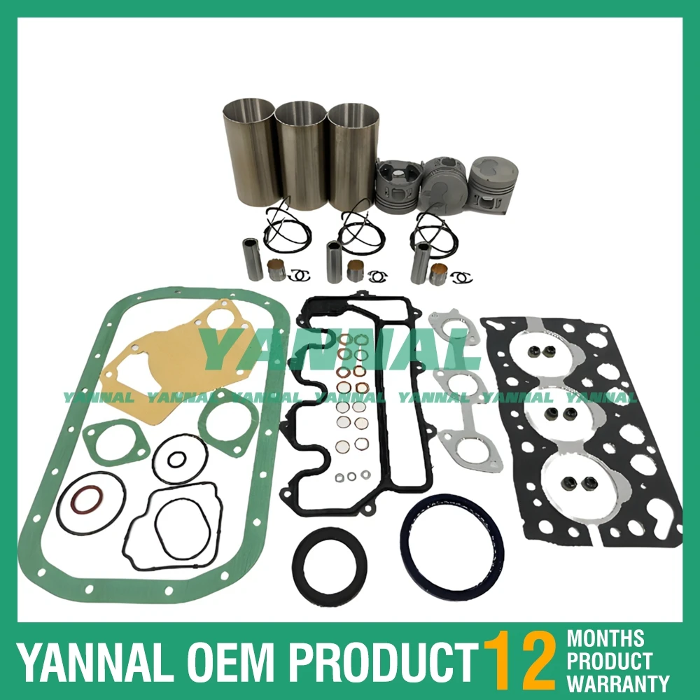 Excellent quality 3LA1 Cylinder Liner Kit With Gasket Set 8-97176889-0 For Isuzu Diesel Engine