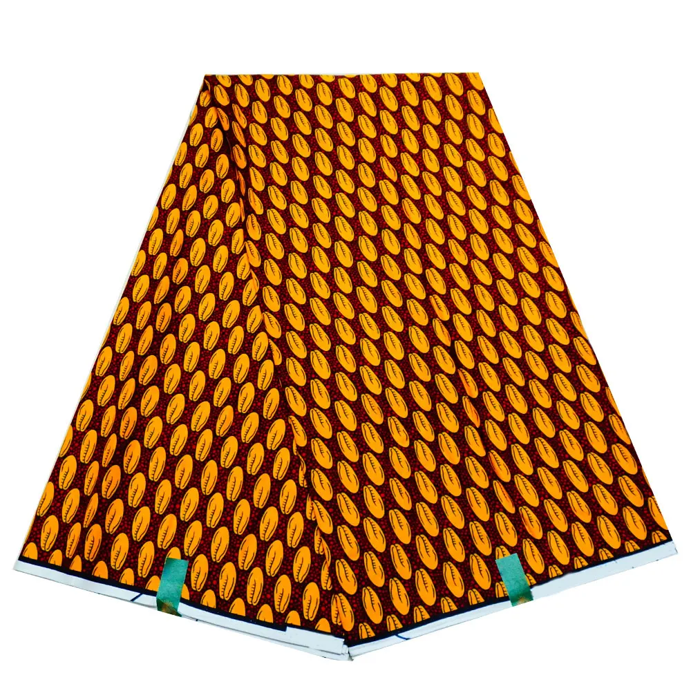New Design Quality Fabric 100% Polyester African Wax Fabric Most Popular For High Quality Sewing Cloth