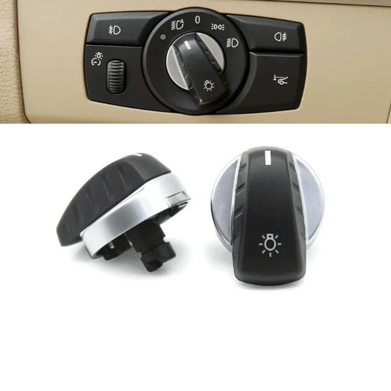 

For Old BMW 5 Series X5 X6 E70 E60 Headlight Switch Knob Cover 1pcs