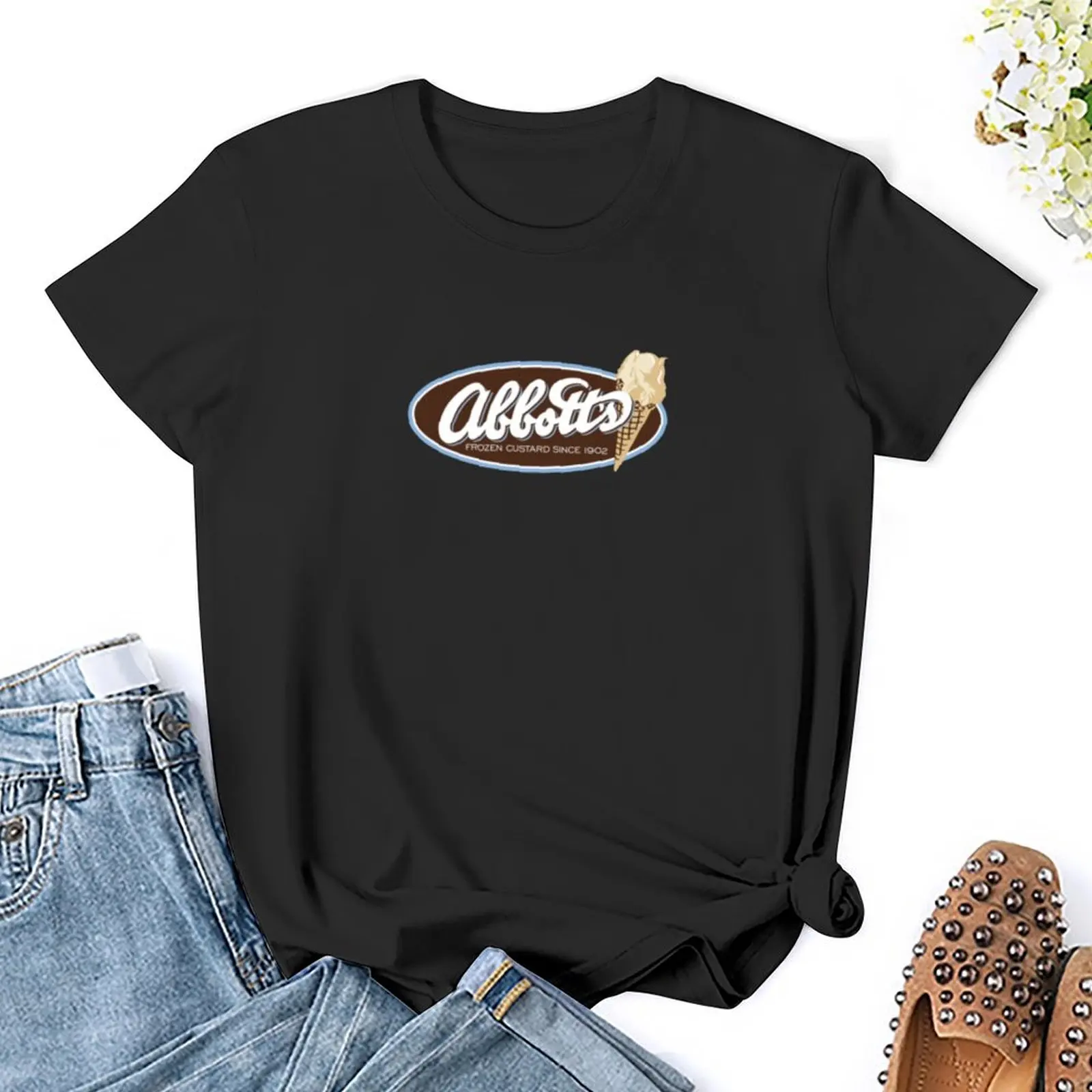 The Abbott's Frozen Custard T-Shirt shirts graphic tees korean fashion designer clothes Women luxury