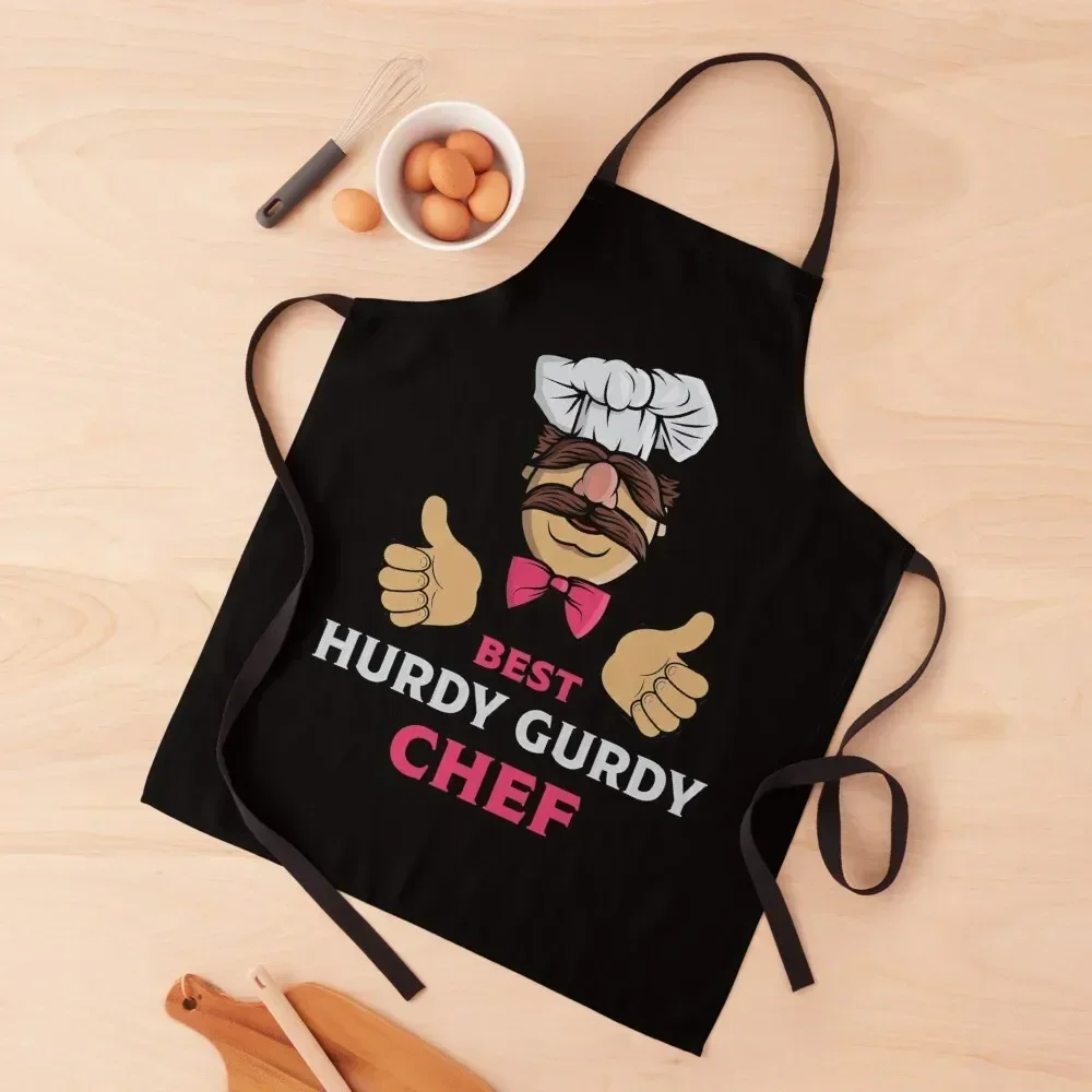 What Der Verk Hurdy Gurdy Bork Bork Microwave Chef - Bad Cook Apron Restaurant Kitchen Equipment cleanings For Men Apron