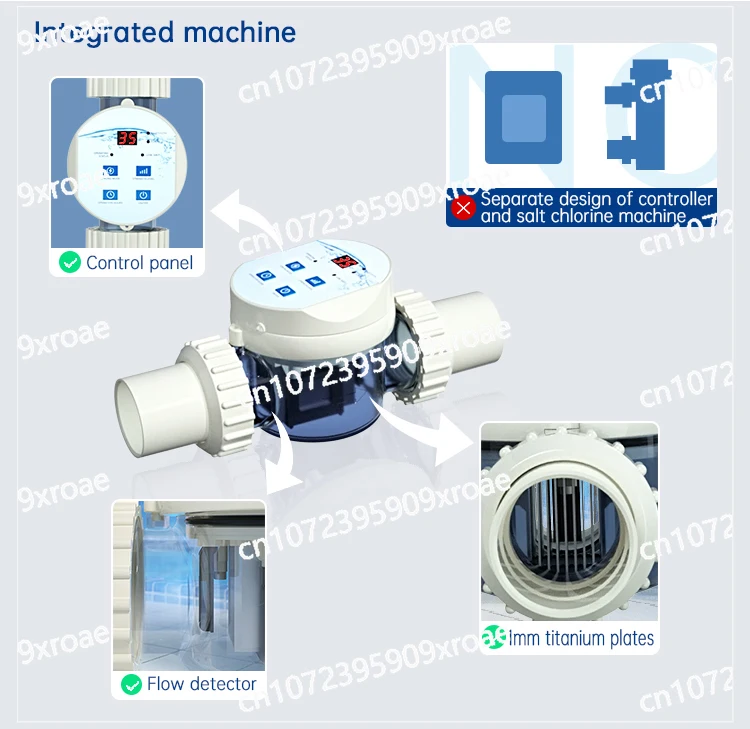 Function ODM Chlorinador De Sal Agua Salada Swimming Pool Salt Chlorine