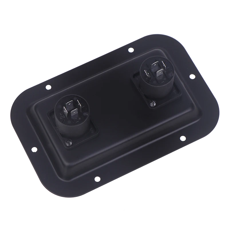 Metal Plate Socket Junction Box Clip Guitar Dual Large For PA Speaker Cabinets Socket Junction Box Clip Accessories