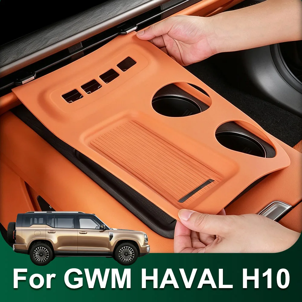 Fit For GWM H10 HAVAL H10 Integrated Wireless Silicone Pad For Charging Car Modification Parts Anti Scratch And Dust-proof Pad