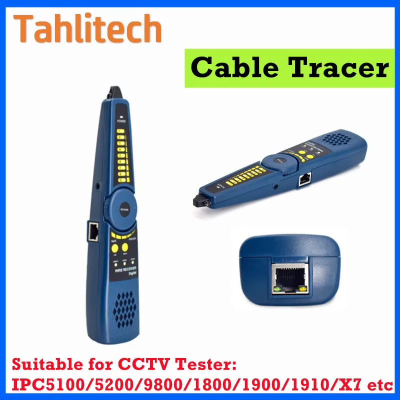 Tester tracciante per cavi rilevatore RJ45 Line LAN Network phone Wire Tracker Tracer per IPC 5100 Plus 5200 IPC 9800Plus Tester CCTV