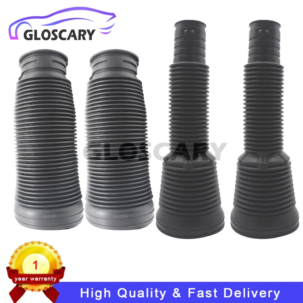 

New 1set/4pcs Front Rear Air Suspension Spring Repair Kits Dust Cover For Mercedes W220 S-class Shock Absorber Rubber Boots