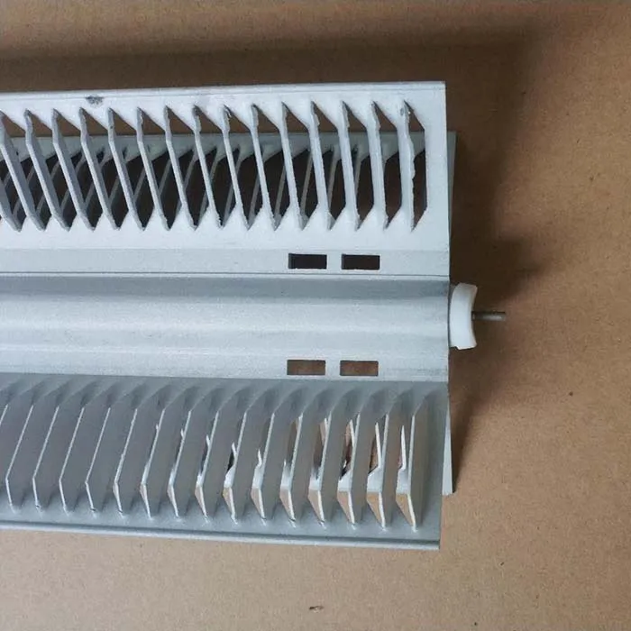 625mm230V2KW92 wing shaped aluminum finned tube heater baseboard RX integrated heating element