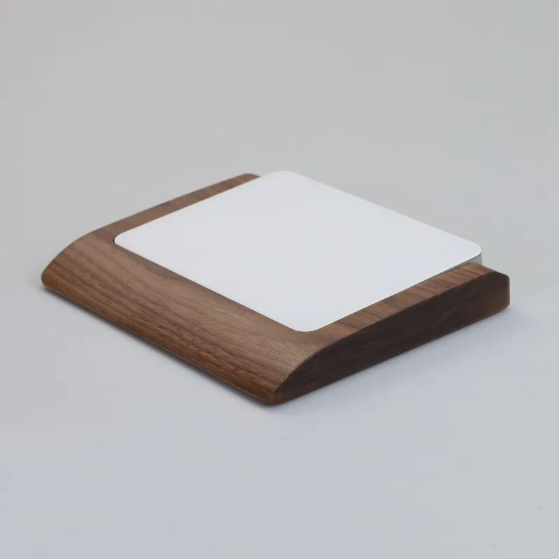 Black Walnut Touchpad Base Bracket Custom Miaokong Board Hand Support  Ergonomics Anti Slip and Comfortable Palm Rest Design