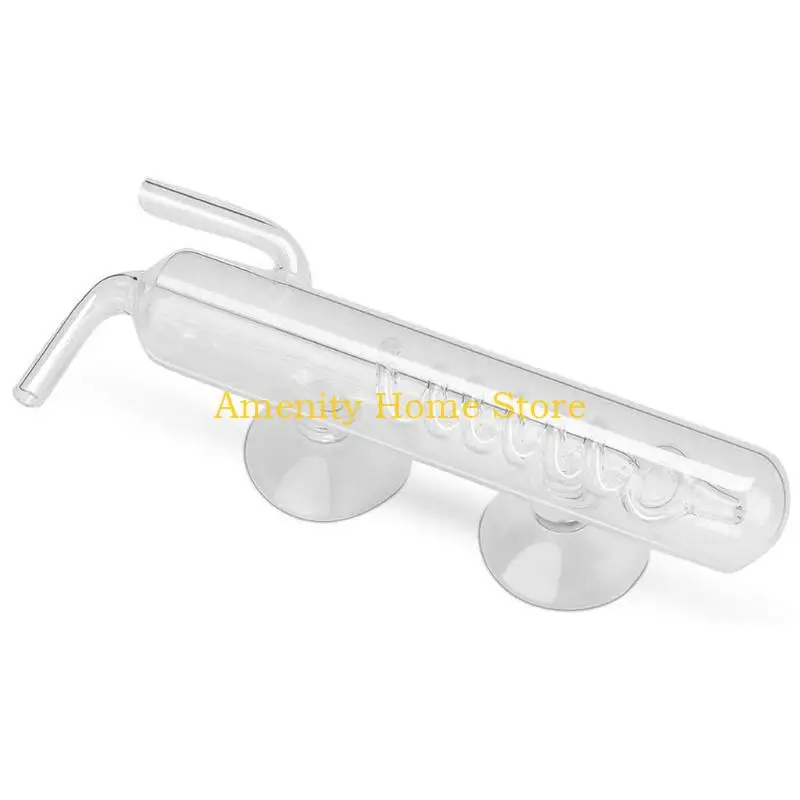 F26C Aquarium Bubble Counter Fish for Tank Co2 External Bubble Gauge High Transparent Glass Screw Regulator Diffuser Atomizer
