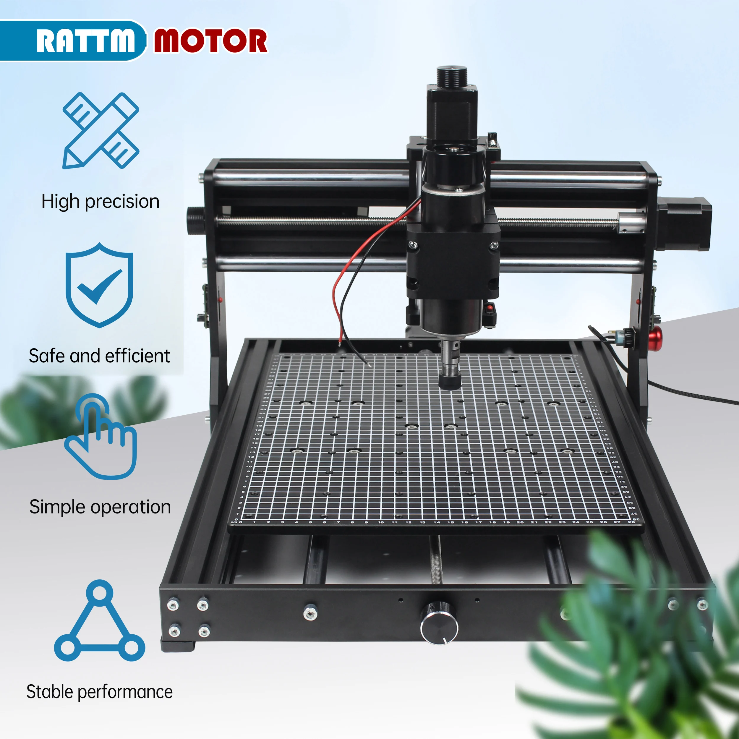 【DE Ship】3 Axis 500W GRBL CNC 4030 Pro Wood Metal Laser Engraving Cutting Machine 400*300mm Engraver