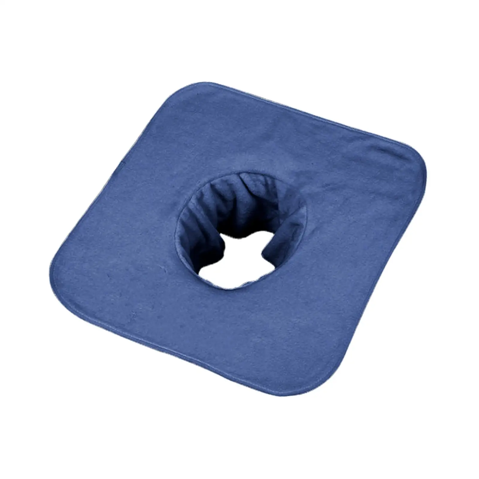 Massage Table Towel Comfortable Face Pillow Towel with Hole for Massage Bed