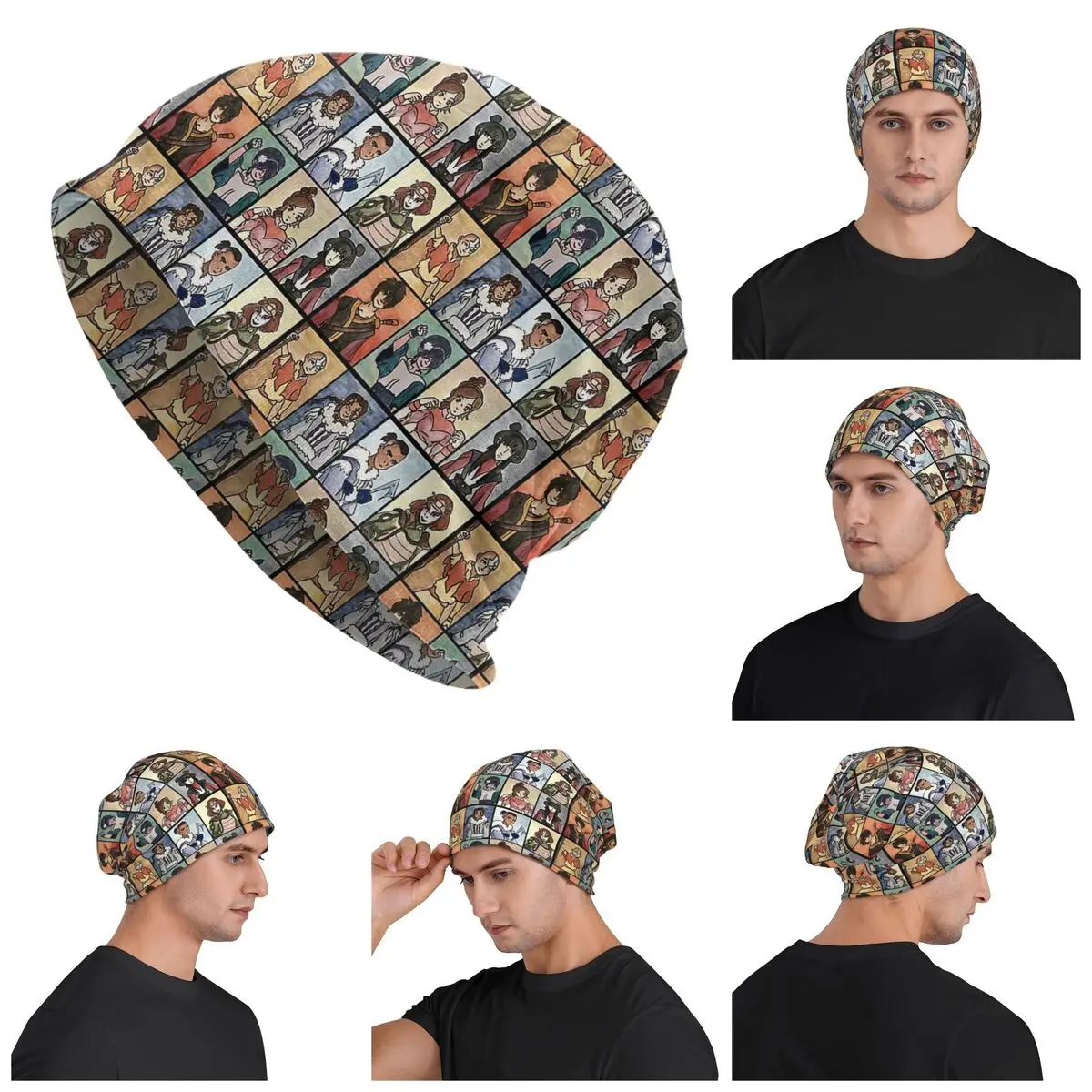 The Last Paintbender Team Avatar Ultimate Skullies Beanies Hats Warm Autumn Winter Outdoor Cap Knitted Bonnet Caps for Unisex