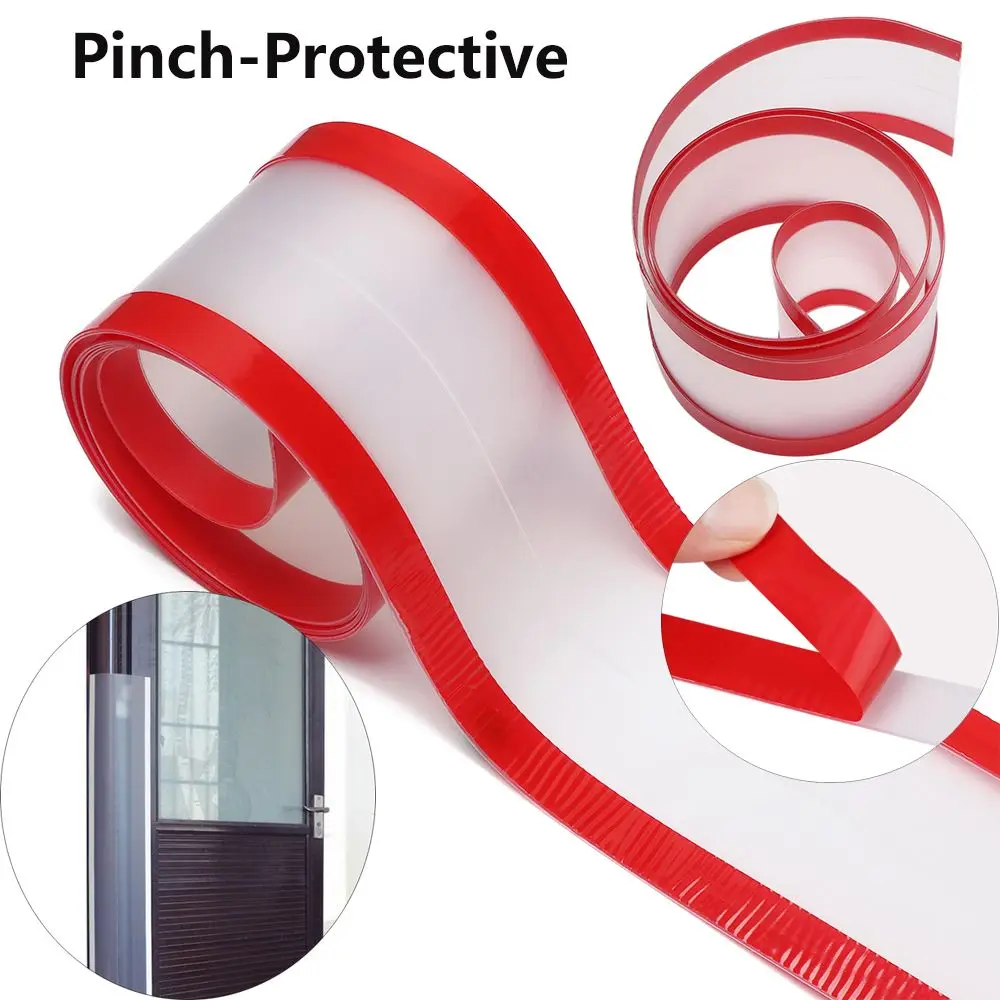 Durable Multi-function Security Protector Sticker Door Seam Unisex Safety Pinch-Protective Anti-pinch Guards Door Hinge Guard