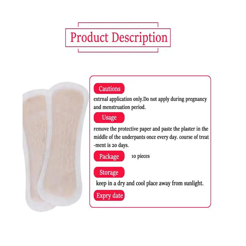 10-50Pcs Feminine Medicated Gynecological Pads Vaginal Infection Silver-ion Care Medicated Sanitary Pads Relieving Vulva Itching