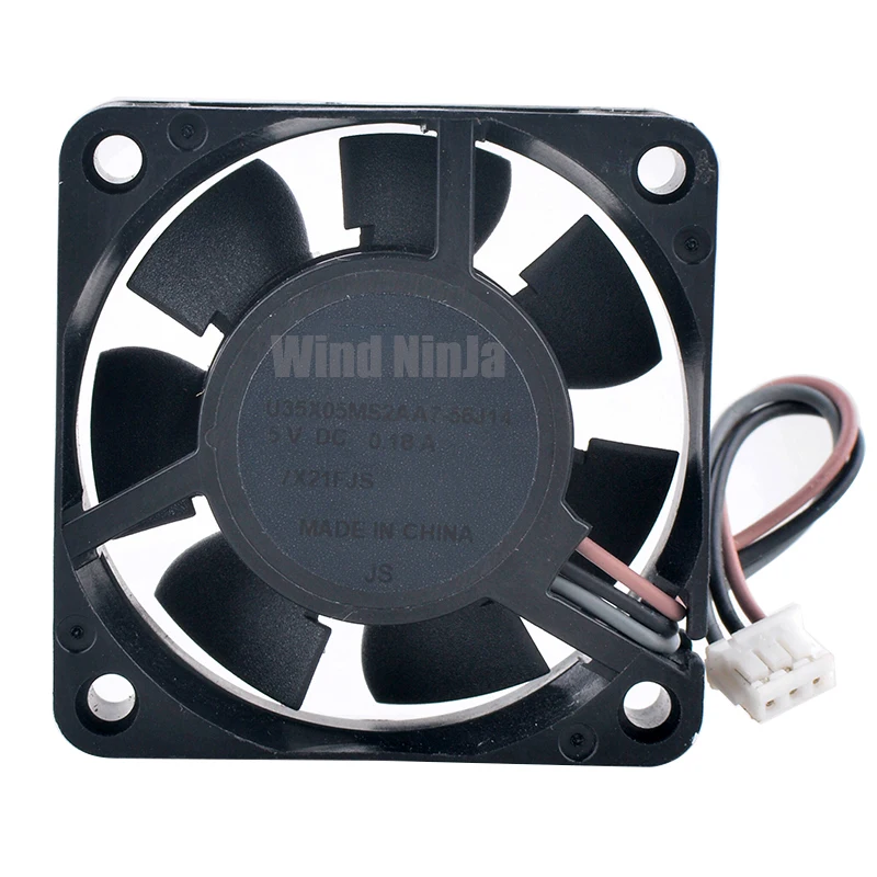 (2pcs) U35X05MS2AA7-56J14 3510 Micro Axial Cooling Fan 35x35x10mm DC5V 0.18A 3-Pin Mini Fan for Mini Projector