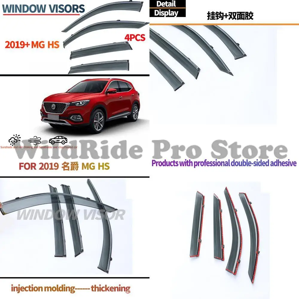 

1 set For MG HS Window Visors Rain Deflectors Sun Shade for Car Side Windows 2018-2022